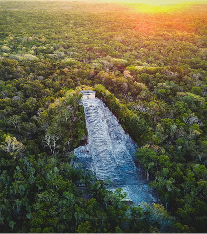 Temple of Coba & Cenote