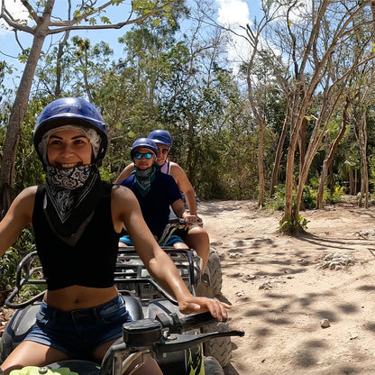 Quad and zipline tour